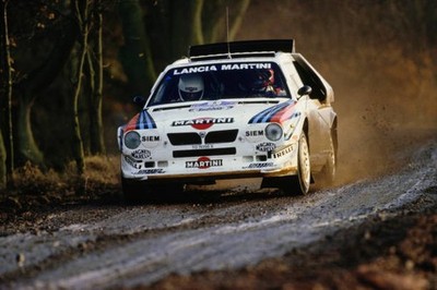 Mikael Ericsson co driver navigator Claes Billstam from Sweden dri- Old Photo