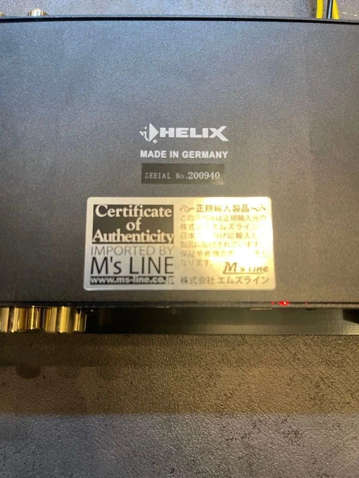 Procesador de señal digital HELIX DSP 8 canales audio para automóvil funcionando excelente unidad principal solamente Foto 2 de 4