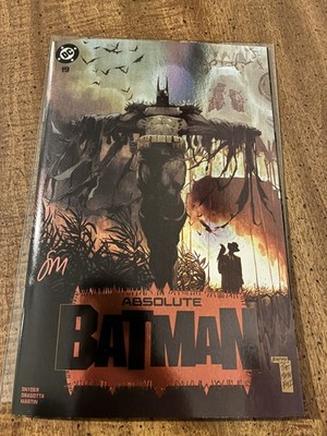 Absolute Batman #19 Signed Seth Mann Exclusive Variant Scarecrow DC Comics