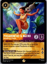 Pocahontas  Meeko - Adventurous Friends 27/204 Attack of the Vine Lorcana NM
