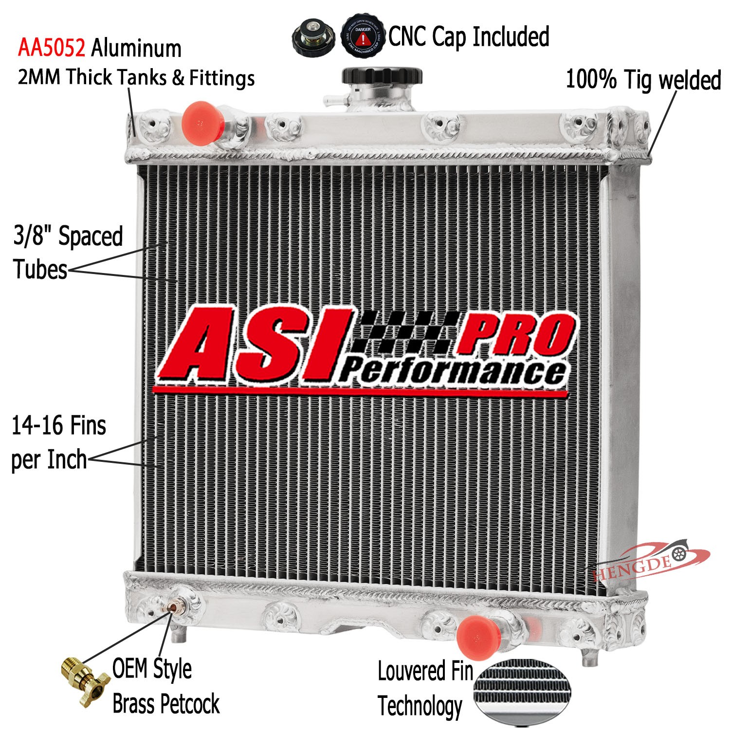 3 Row 52mm Radiator For Bobcat MT52 MT55 MT85 MT100 Mini Track Loader 6682991