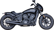 Ss Cycle Fits 2-into-1 Grand National Exhaust System - Black - Race Only Ss Cycle Fits 2-into-1 Grand National Exhaust System - Black - Race Only
