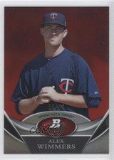 2011 Bowman Platinum Prospects Red 25/25 Alex Wimmers #BPP51 0f8