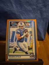 GOLDEN TATE III 2025 DONRUSS OPTIC ORANGE PRIZM LIONS /299