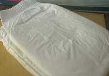 Vintage Medium Attends Plastic Single Waistband Brief / Adult Diaper 6 Tape