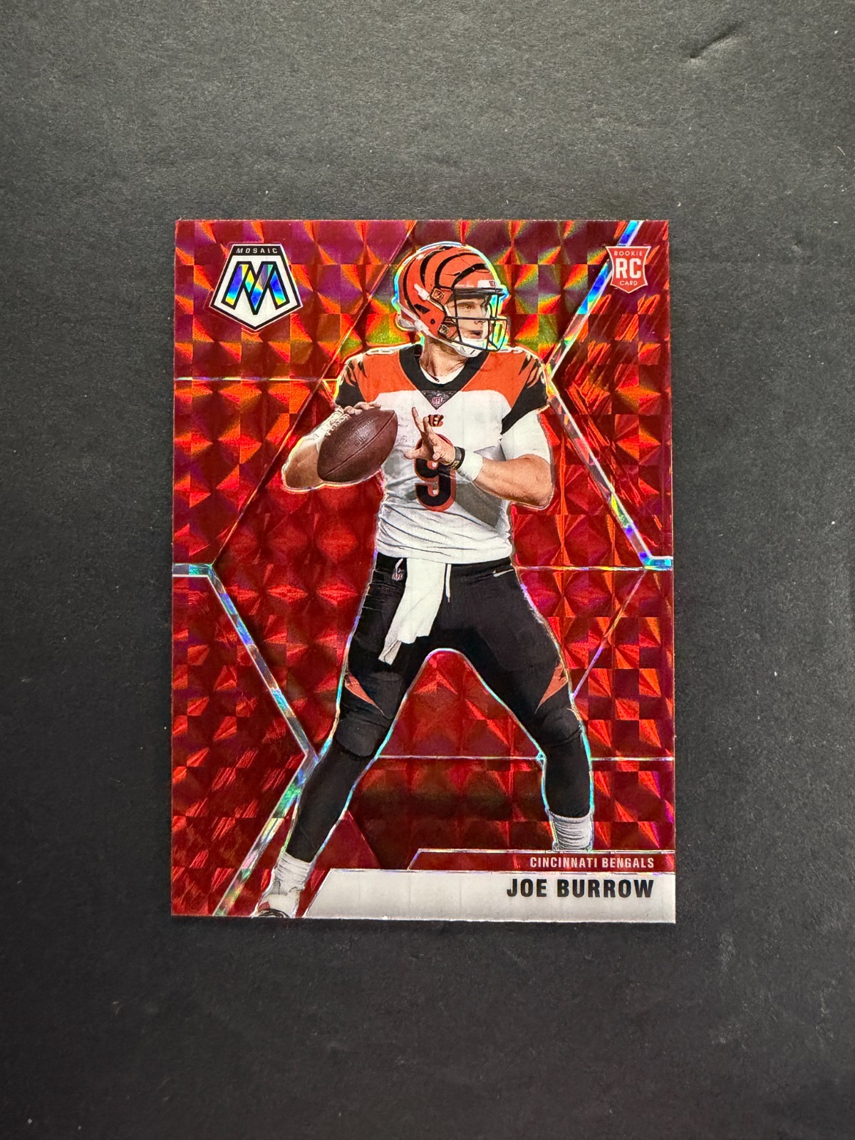 Joe Burrow 2020 Panini Mosaic Rookie Red #201