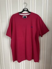 Image of Crew Clothing Company Mens Size XXL 2xl Blush Red T Shirt Cotton 24” P2P BNWT