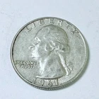1961 D Washington Quarter 25C 90% Silver Circulated Coin #6079