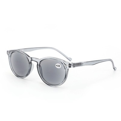 +1,50 Lese Sonnenbrille graues Gestell UV-Schutz Outdoor Sonnenleser Urlaub