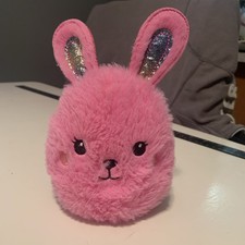 Easter Pink Round Bunny Plush 7" Stuffed Animal 4 Basket Way To Celebrate 2025