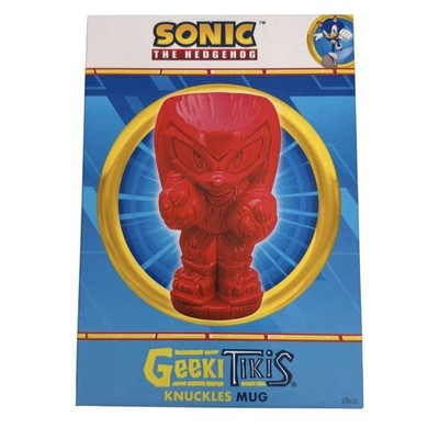 Knuckles Sonic Geeki Tikis 18oz Ceramic Mug AMC Theatres Exclusive NEW in Box