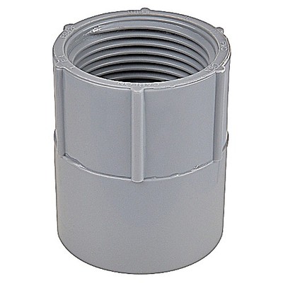 THOMAS & BETTS E942F Adapter 1'' PVC Female Thread/Socket Schedule 40/80
