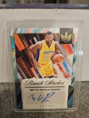 2024-25 Panini Court Kings Metta World Peace Brush Strokes /99 Auto