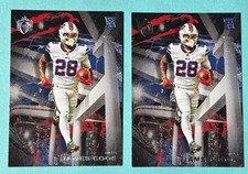 (2) 2022 Panini Chronicles - Gridiron Kings James Cook #GK-14 Rookie