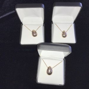  3 Classy Looking Gold Necklaces and boxes, 20” Adjustable Chain, Great Gift!