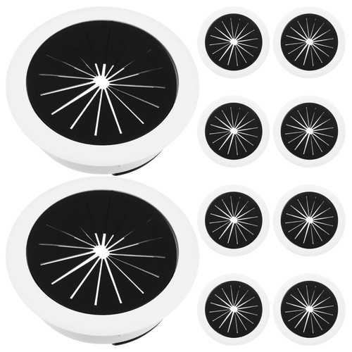 10 Pcs Desktop Wiring Box Cable Grommet Protector Furniture Hole Cover - 第 2/12 張圖片