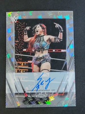 2026 Topps Chrome WWE Iyo Sky LogoFractor Auto #LFA-IYS NXT WWE Champion