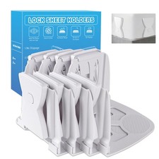 Sheet Holders, Bed Sheet Holders for Corners, 4-Pack Heavy Duty Bed Sheet Gri...