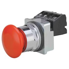 Siemens Us2:52Pp2w2a Push Button Operator, 30 Mm, 1No/1Nc, Red