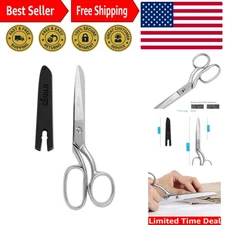 8" Professional Heavy Duty Stainless Steel Fabric Scissors - Ultra Sharp Shears