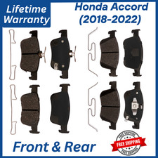 Premium OE, Front & Rear Ceramic Brake Pads K...