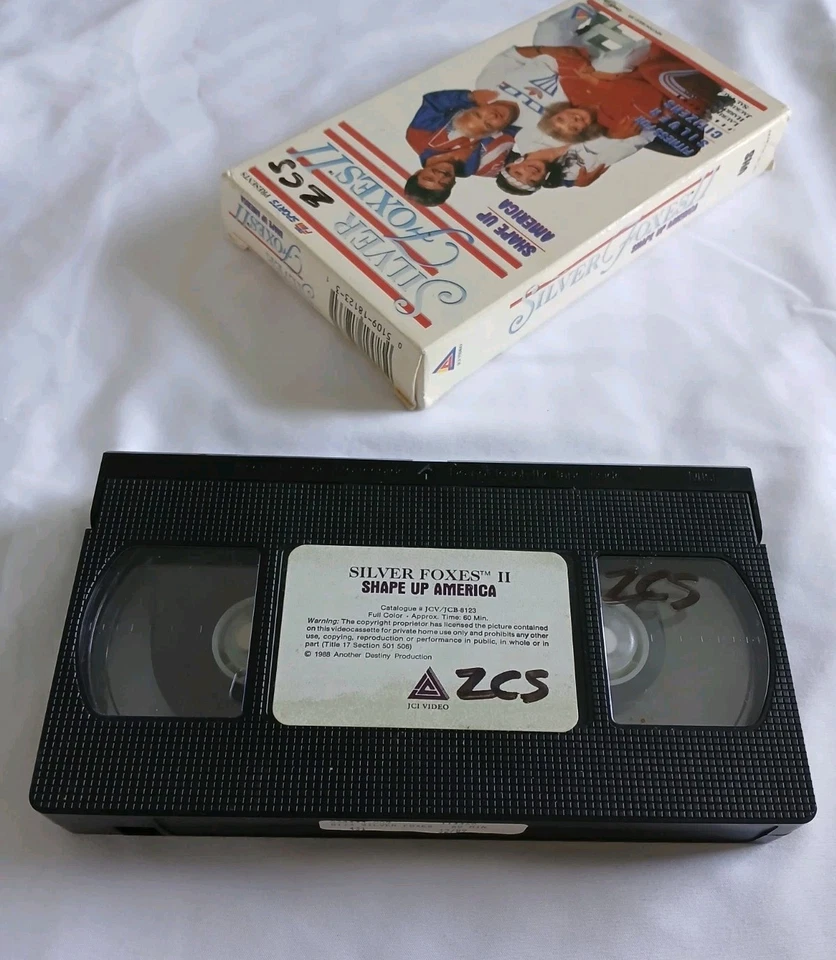 Elderly Workout VHS SILVER FOXES II Video Shape up America 1988 Fitness Seniors - Image 3 of 3