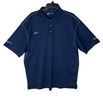 Nike Golf Dri-FIT Polo Shirt Mens XXL Navy Blue HPE Hewlett Packard Enterprise