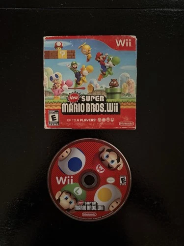 New Super Mario Bros. Wii (Nintendo Wii, 2009) - Cardboard