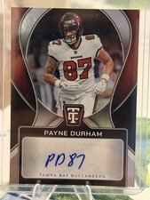 2024 Panini Totally Certified Football - Payne Durham Auto #SIG-PDM Buccaneers