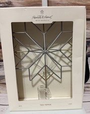 Hogar y Mano Magnolia Árbol Topper Navidad Metal Star 2018 Nuevo Joanna Gaines