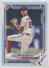 2021 Bowman Draft Sky Blue 129/499 Micah Ottenbreit #BD-170 n1u