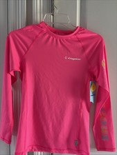 O'Rageous Rash Guard UPF 50 Swim Shirt Long Sleeve Girls Youth Size Small Read
