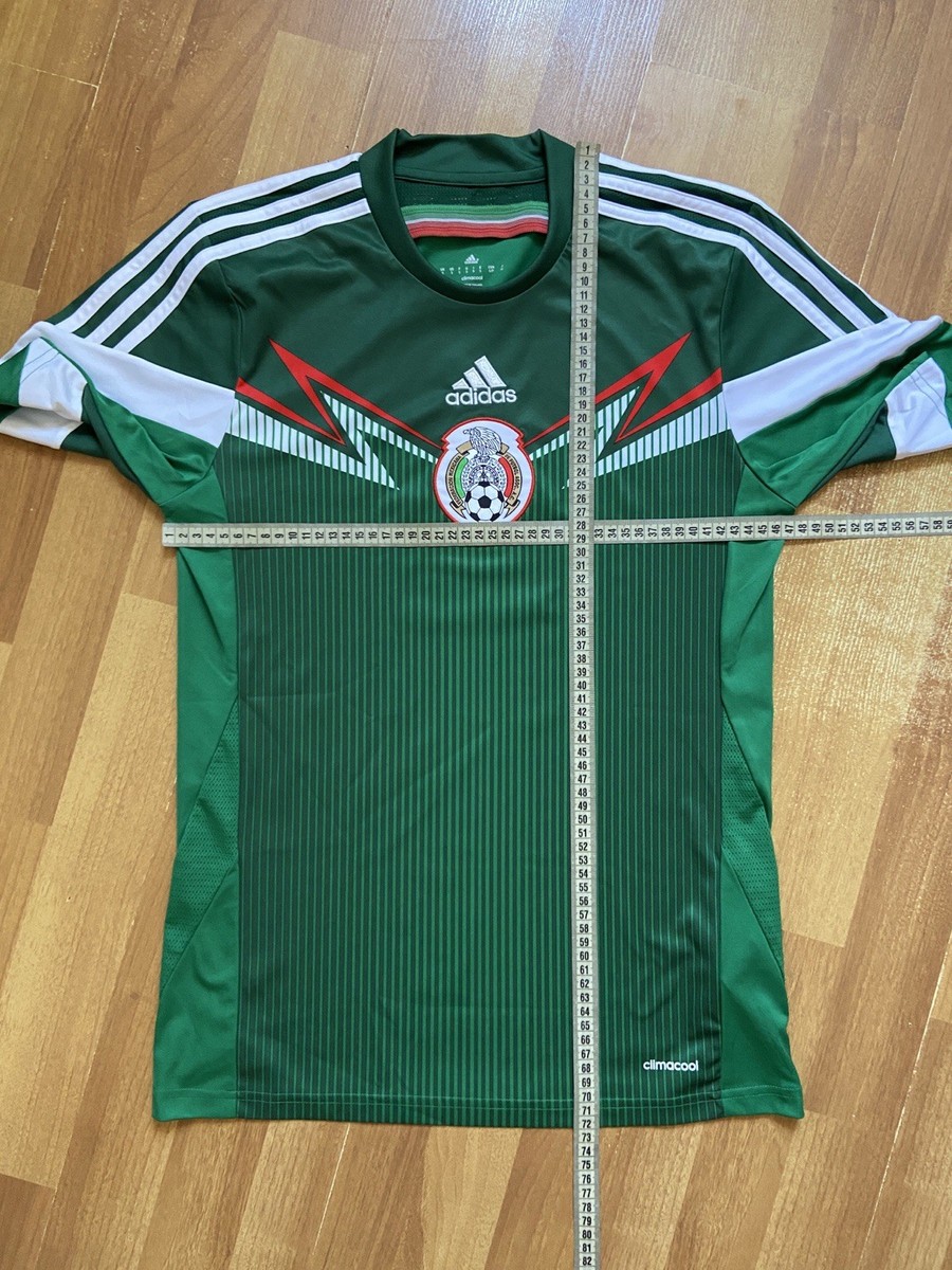 MEXICO 2014 2015 HOME FOOTBAL SHIRT SOCCER JERSEY ADIDAS G86985 sz