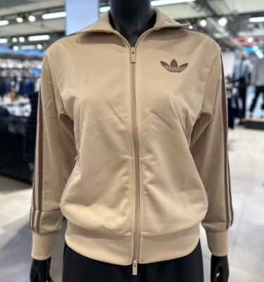 Adidas Women Firebird Track Top Loose Stone Khaki Asian Size