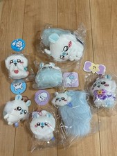 Chiikawa Momonga Mascot Plush Set 7 Pcs Bundle collectible used