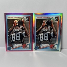 2025 Panini Donruss Optic Harold Fannin JR. - Pink And Silver Rated Rookie RC