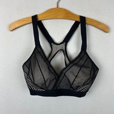 Lululemon Awake to Lace Racerback Bra Black Women's Size 34D