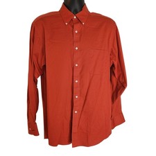 IZOD Button Down Shirt Regular Fit Long Sleeve Casual Mens 16 1/2