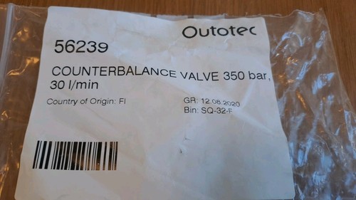 Metso: Outotec 56239 Valvola di bilanciamento idraulica 350 bar, 30 l/min - Foto 3 di 5