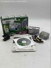 Fujifilm Finepix A210 Silver 3X Zoom 3.2MP Compact Digital Camera W/ Accessories