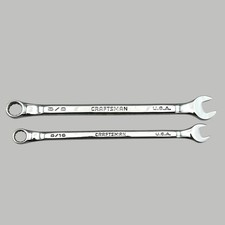 Pair Of Craftsman Professional Standard Sae Full Polish Wrenches 516 38
