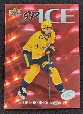 2024-25 UD Ice SPICE Level 4 Fire Insert Filip Forsberg #SP-8