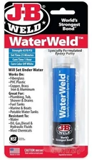 WaterWeld Epoxy Putty Stick J-B Weld 8277  - 2 oz., Off White