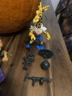 1993 TMNT Halfcourt Giraffe Action Figure Ninja Turtles Vintage 100% Complete