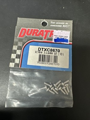 Duratrax DTXC8670 Screw 3x6mm S/T (10)