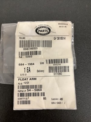 Toro OEM Float Arm 54-5060