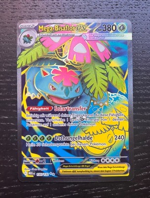 Pokémon Karte Mega-Bisaflor EX 155/132 Deutsch   Full Art   Top Zustand