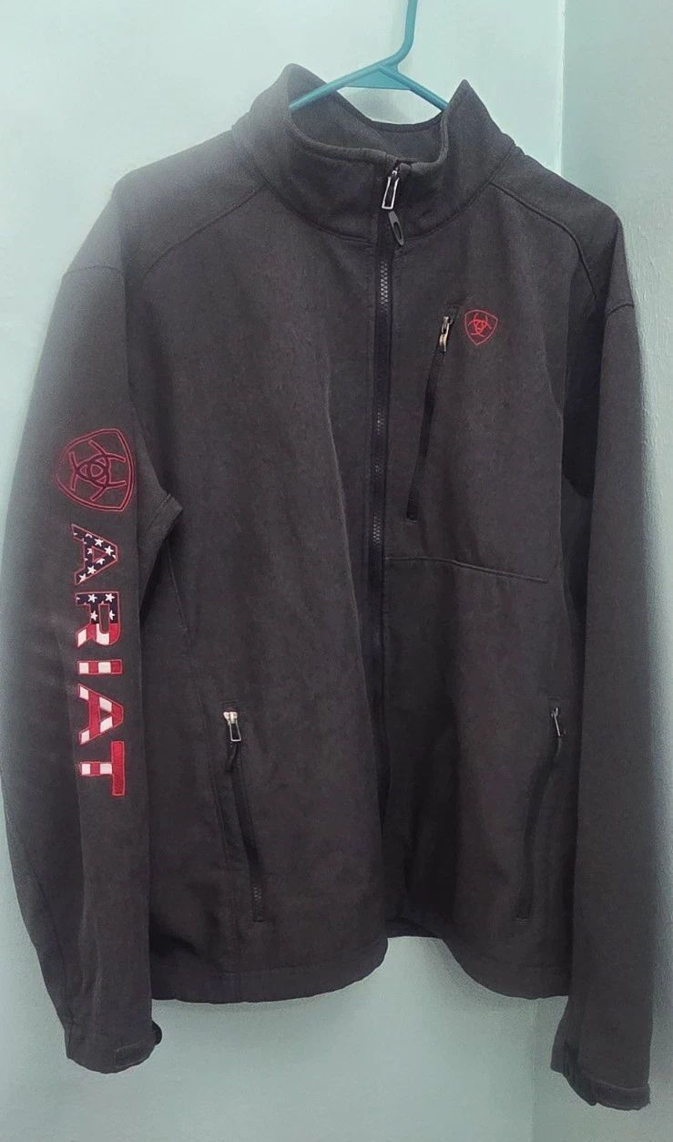 Ariat AriatTEK Black Softshell Jacket Women’s XL Full Zip Lightweight...