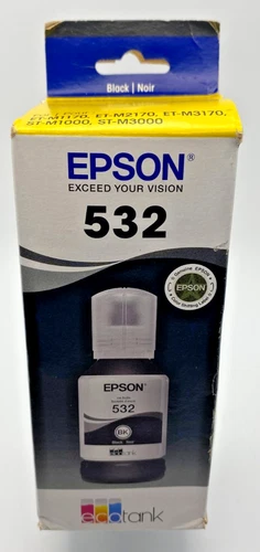 EPSON - T532120-S - 532 EcoTank Ink Ultra-high Capacity Bottle - Black
