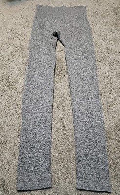 Colsie Ribbed Seamless Gray Leggings Size XS